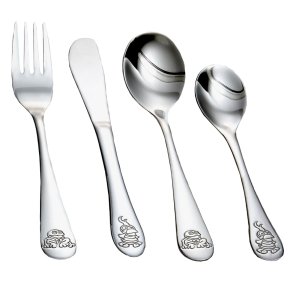 Rustfrit stl bestik med Kaj & Andrea