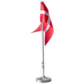 Fortinnet flagstang med rund fod ,38,5cm