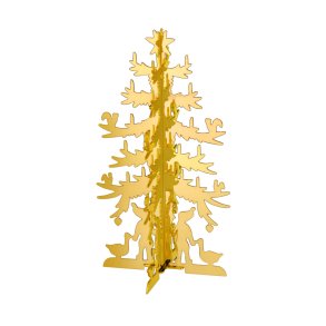 H.C. Andersen eventyr forgyldt 18K mini grantr 9 cm