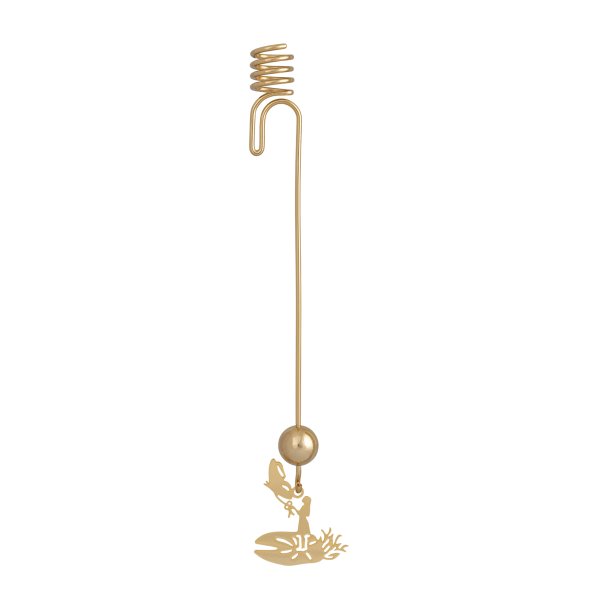 H.C. Andersen lysholder Tommelise 18k fg