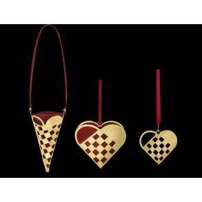 H.C. Andersens eventyr forgyldt 18k Flet miniature pynt.