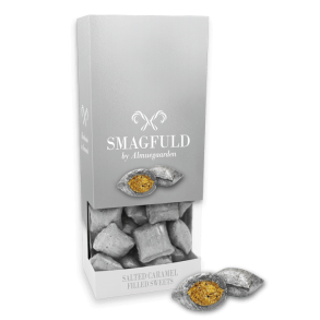 Smagfuld fyldte bolcher med smag af salt-karamel