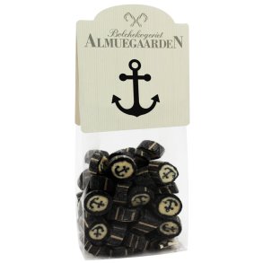 Anker motiv bolche med lakrids /karamel smag.
